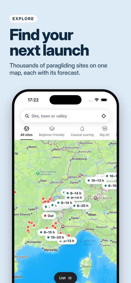 Find your next launch